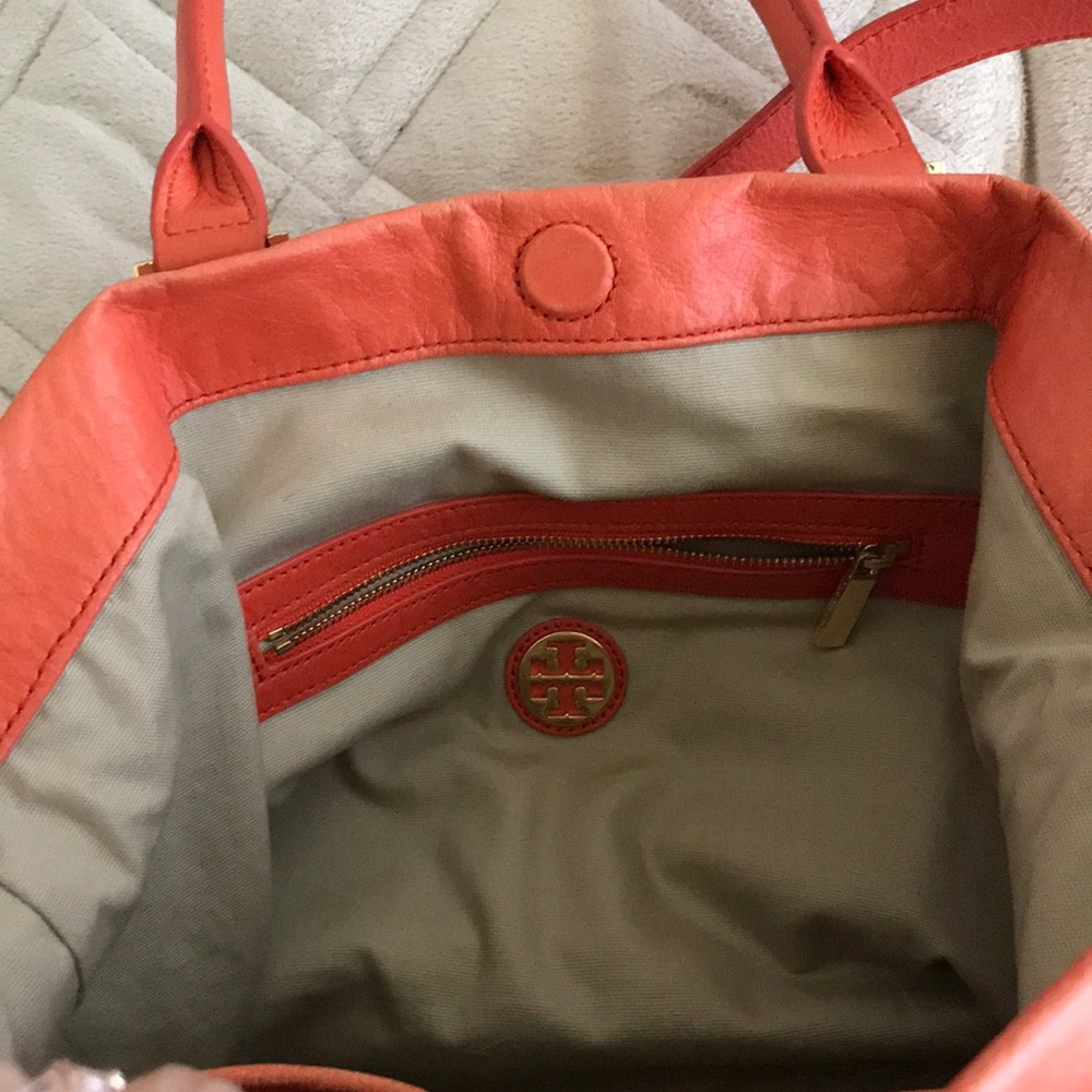Tory Burch orange satchel - Picture 5 of 8